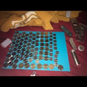 Selling for face value Domestic Coin LOT *Bonus foreign coin bag 2 tokens